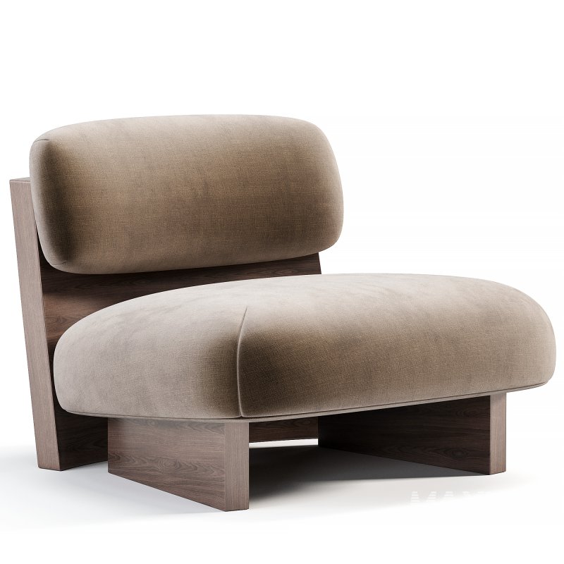 Jia Chair And Ottoman - Image 1