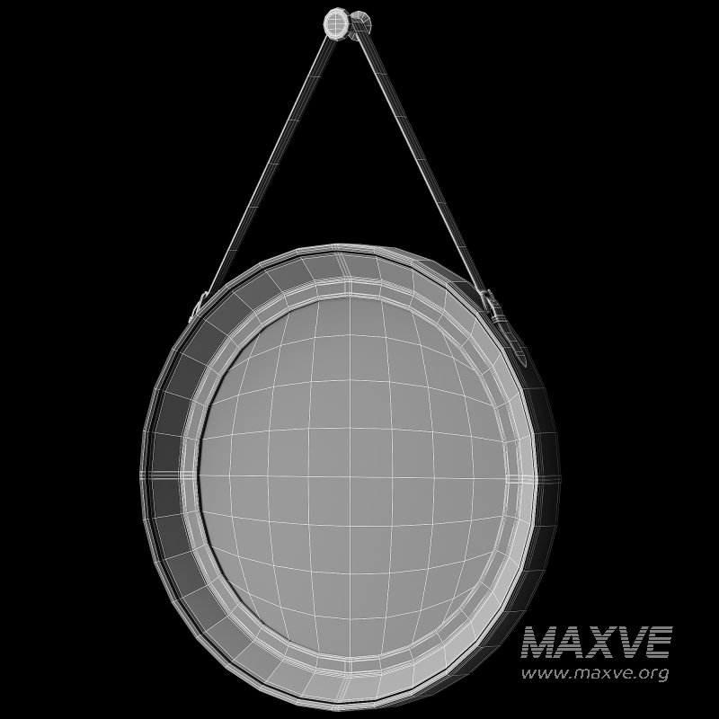 :Anouk Round Wall Mirror - Image 4