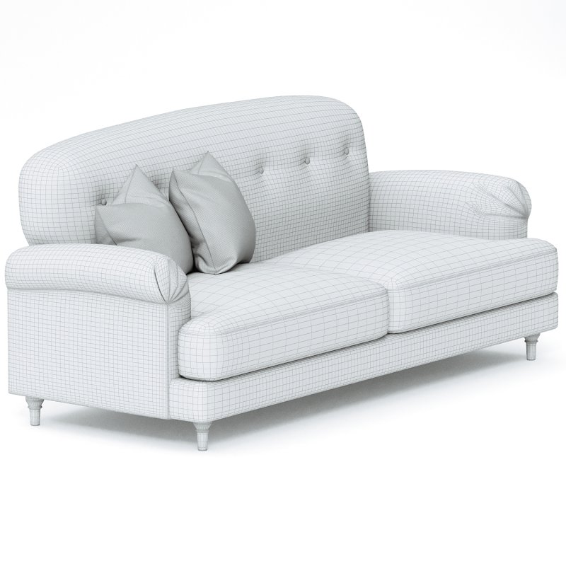 ESSEBODA 3 seat sofa Tallmyra blue birch IKEA - Image 2