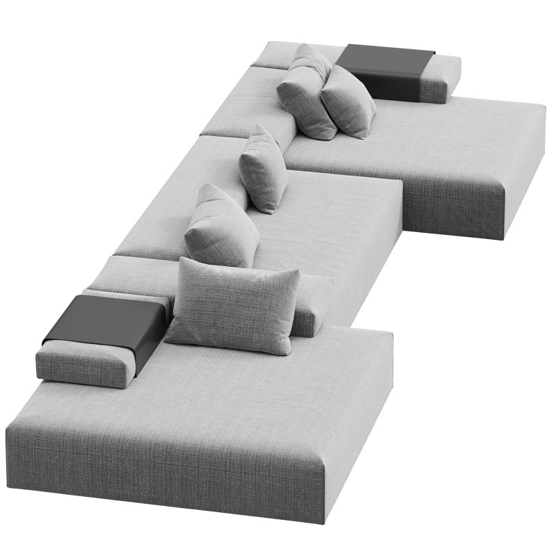 CINDER BLOCK modular sofa design Luca Nichetto Combination 05 - Image 1