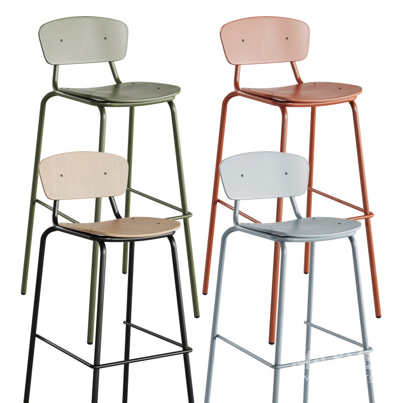 Simple Chair and Bar Stool by Mara - Image 7