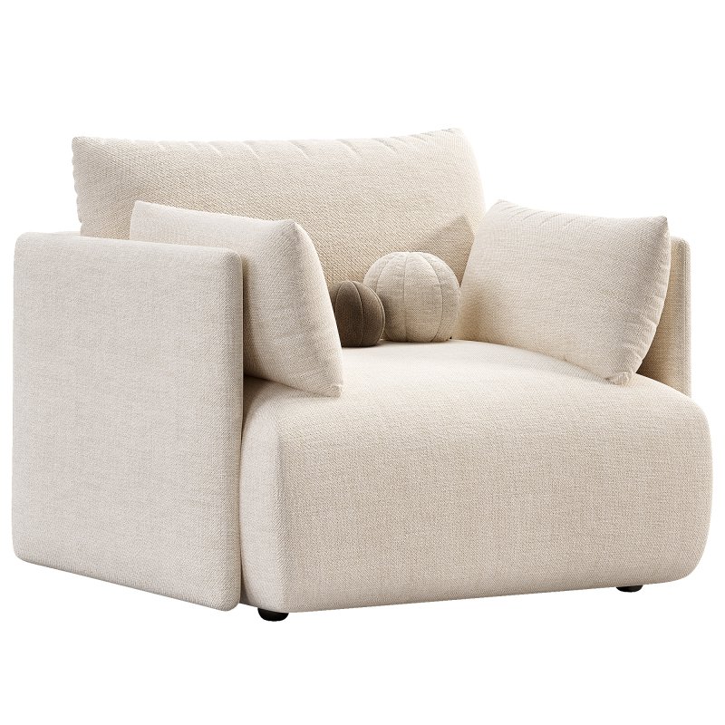 Offset Lounge Chair - Image 1