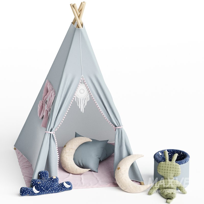 Child’s Teepee Set Bubbles - Image 3