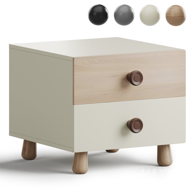 Bedside Table with a Door - Image 1