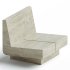 M_007 Lounge Chair by Monolith Studio, Travertine - Thumbnail 2