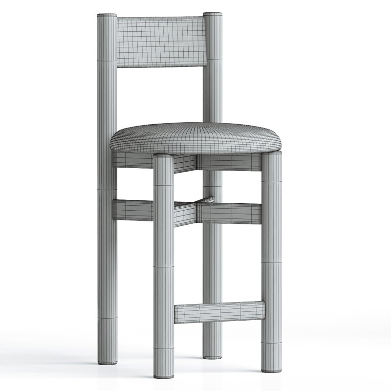 Teddy Counter Stool – Warm Oak - Image 1