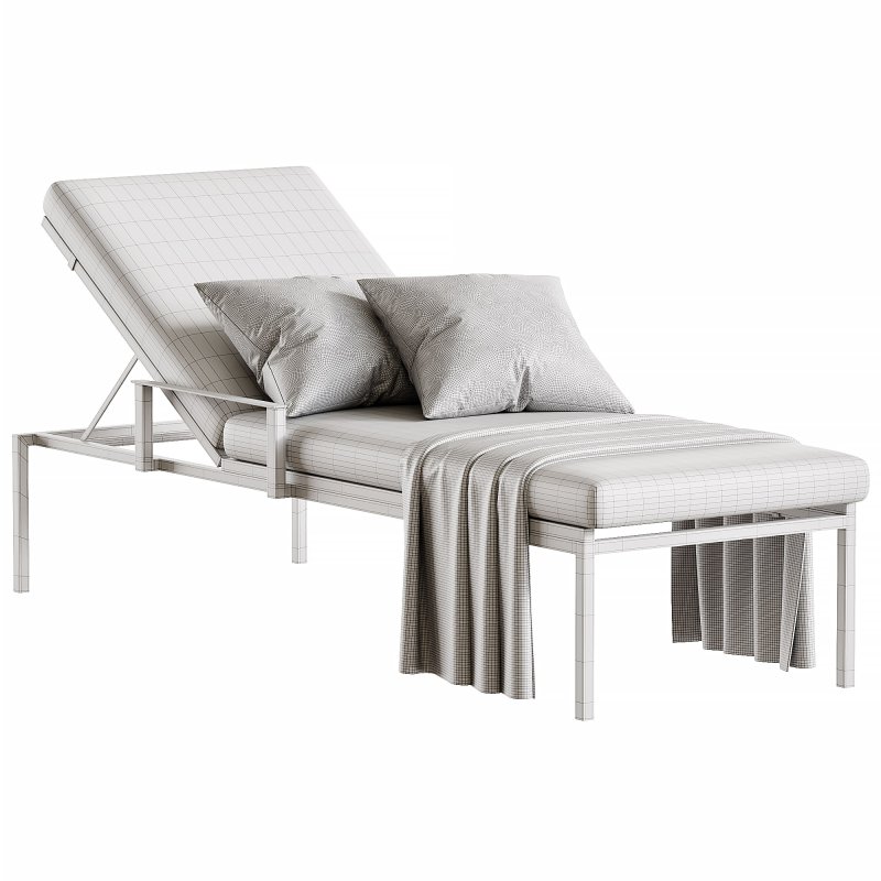 Via Deckchair with Arms - Image 8