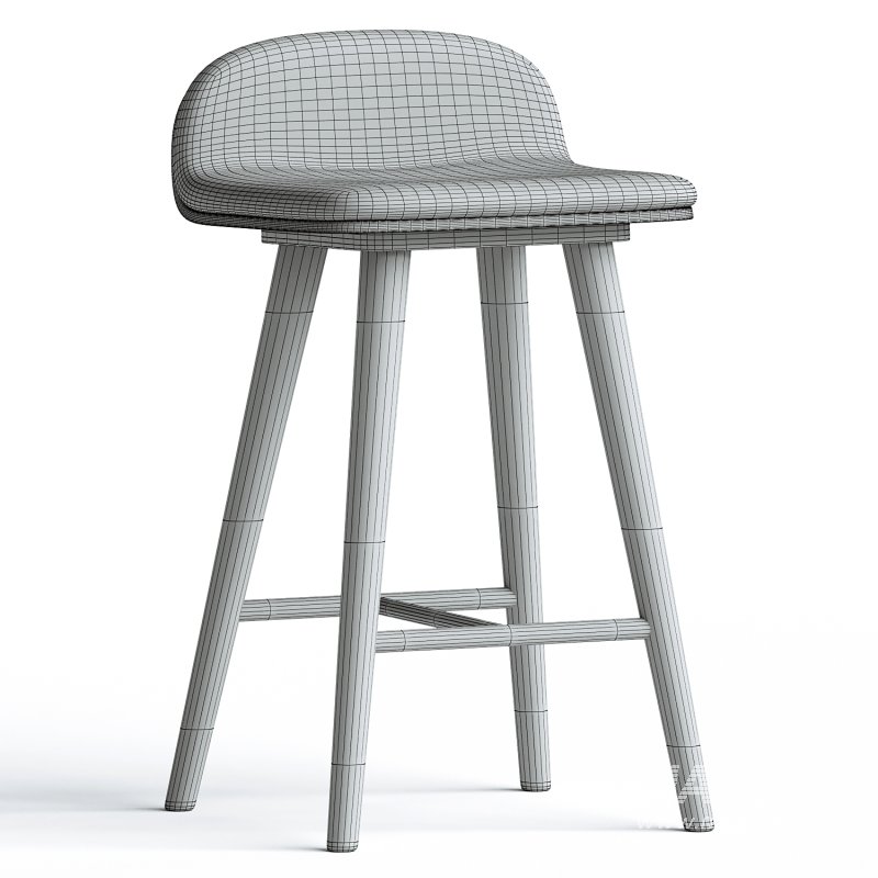 Capa Leather Bar Stool - Image 3