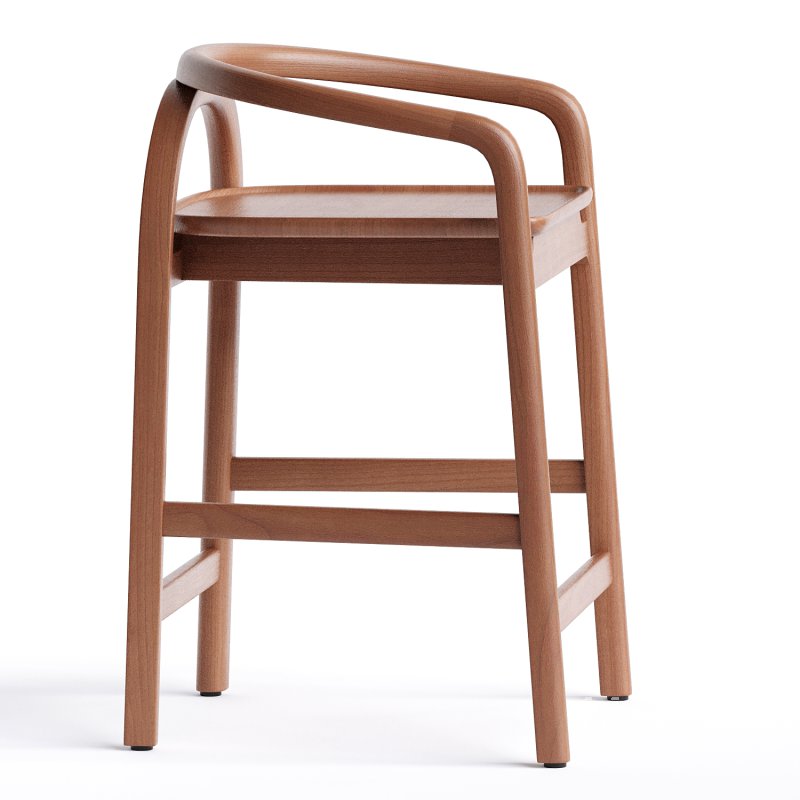 MERU COUNTER STOOL Teak - Image 2