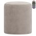 Nordic clothing store lamb round sofa low stool - Thumbnail 1