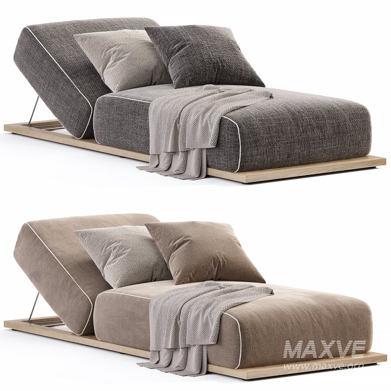 Claud Open Air Meridiani Relax Sunlounger - Image 1