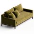 Zyon Velvet Sofa - Thumbnail 2