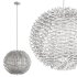 Bird Nest Rattan Lampshade Pendant Light - Thumbnail 8