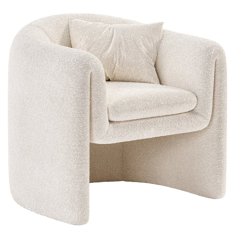 Boucle Armchair - Image 1