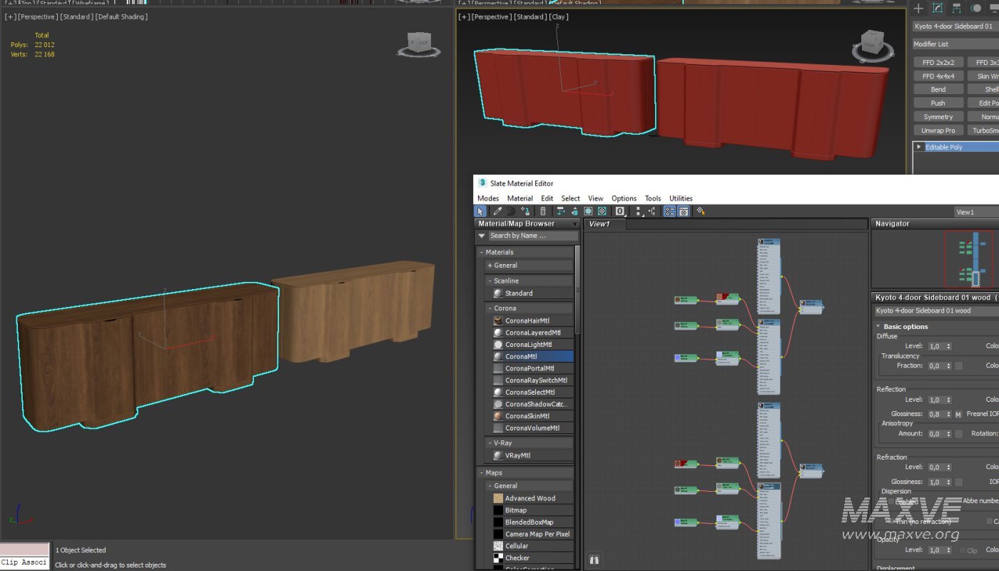 Kyoto 4-door Sideboard - Image 8