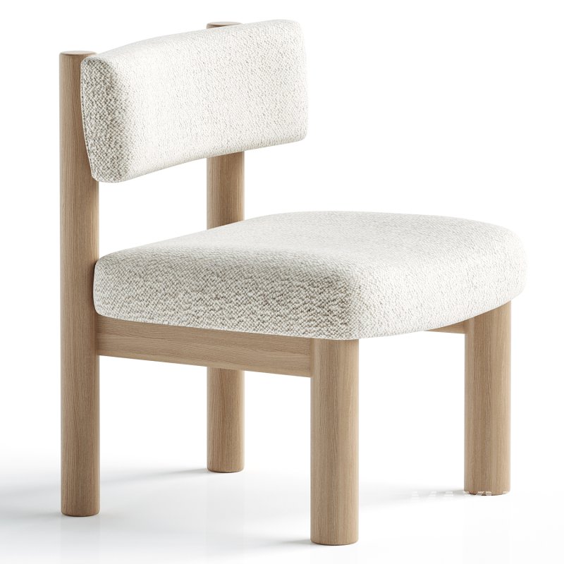 Teddy Accent Chair – Column Legs - Image 1