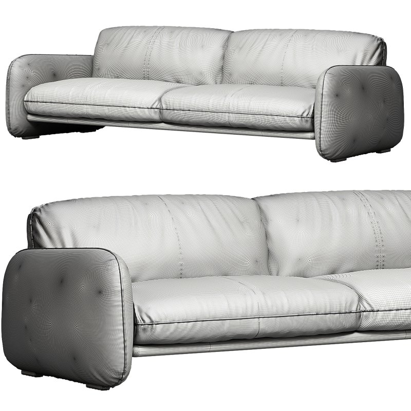 Two seats on Brigittes 260 sofa By Baxter - Image 3