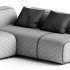 Suiseki Sofa cod SUI20DX composition - Thumbnail 1