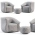 Pair Post Modern Swivel Chairs By 1stdibs - Thumbnail 4