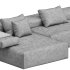 CINDER BLOCK modular sofa design Luca Nichetto Combination 06 - Thumbnail 2