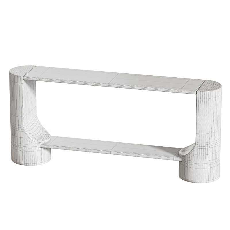 Black Marble and Oak Wood Console Table Reviews - Image 8