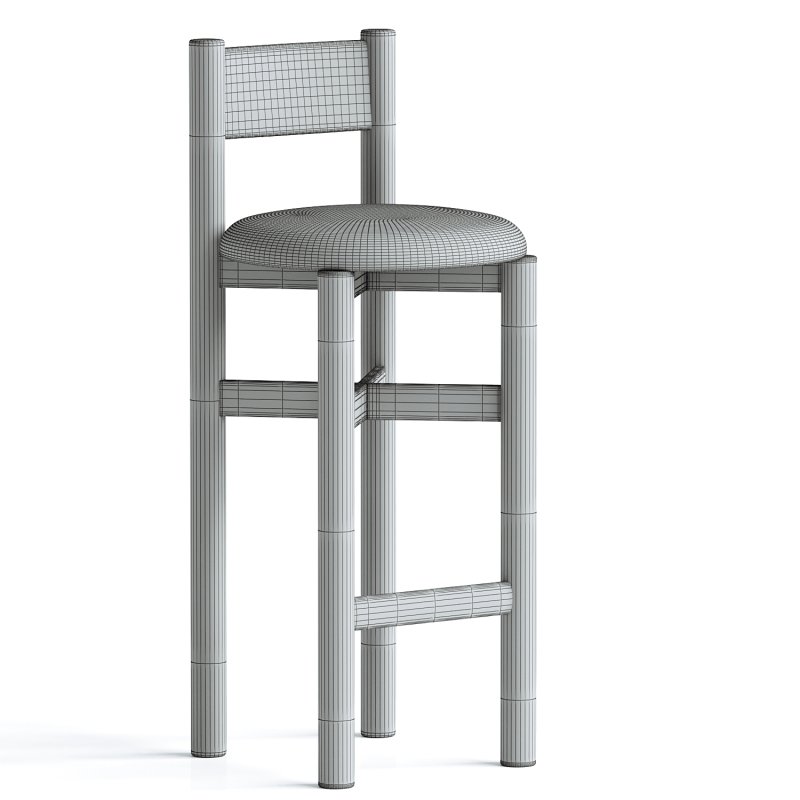 Teddy Bar Stool – Warm Oak - Image 2