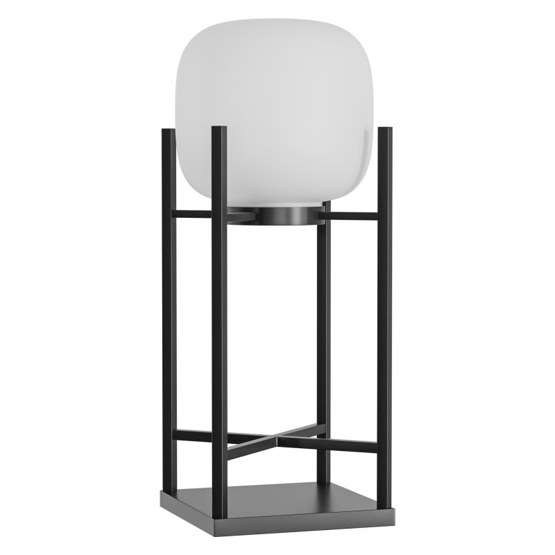 Modern Simplicity Solar Waterproof Cylinder Stainless Steel Acrylic LED Standing Floor Lamp For Outdoor Patio - Image 2