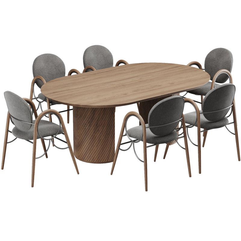 Dinning chair and table284 - Image 5