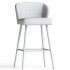 Wingback Upholstered Bar & Counter Stools - Thumbnail 1