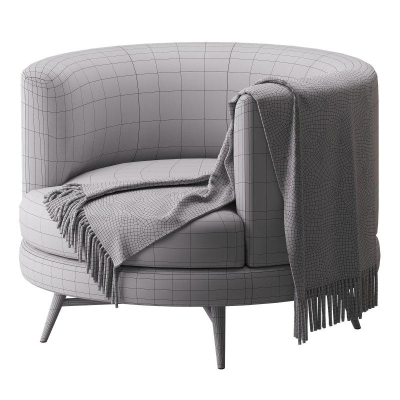Four Hands Carmela Swivel Chair - Image 4