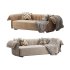 Curved Sofa Microfiber Leather - Thumbnail 1