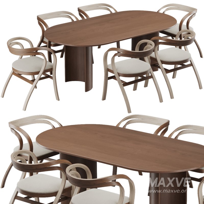 Dinning chair and table280 - Image 1