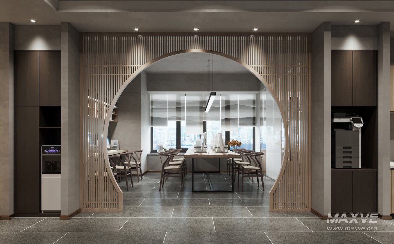 chinese reception lobby office - Image 2