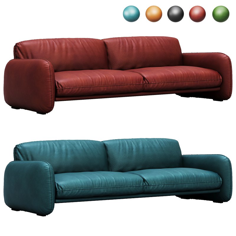 Two seats on Brigittes 260 sofa By Baxter - Image 1