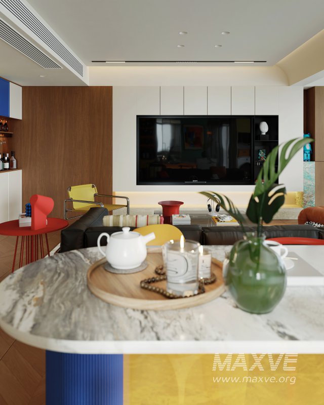 Bauhaus modern living room - Image 3