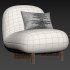 Elvit Cozy Ivory Armchair - Thumbnail 4