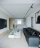 Modern living room and dining room interior scene - Thumbnail 5