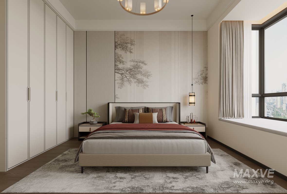 Chinese bedroom124 - Image 1