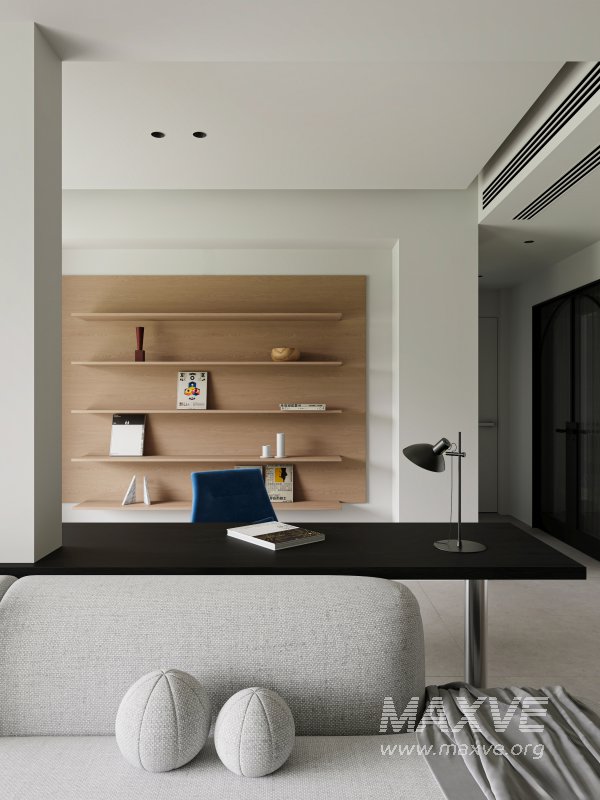 Modern living room and dining room interior scene - Image 5