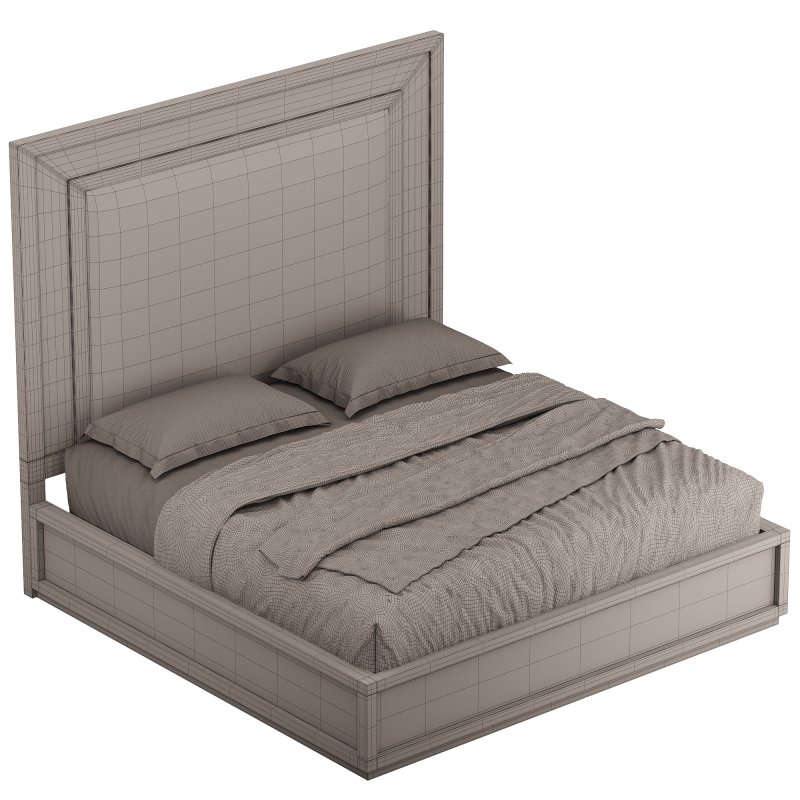 Rookery Upholstered Panel Bed - Image 4