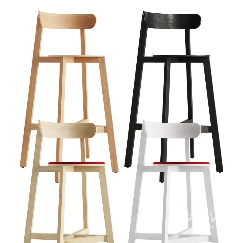 Roda Chair and Bar Stool by Branca Lisboa - Image 7