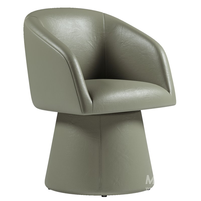 Kyo Upholstered Barrel Chair - Image 3