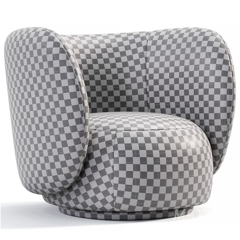 Rico Lounge Chair With Swivel Base - Image 6