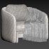Fauteuil Bas Tissu Bouclette By Laredoute - Thumbnail 5