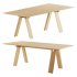 Trave Square Dining Table by Branca Lisboa - Thumbnail 6