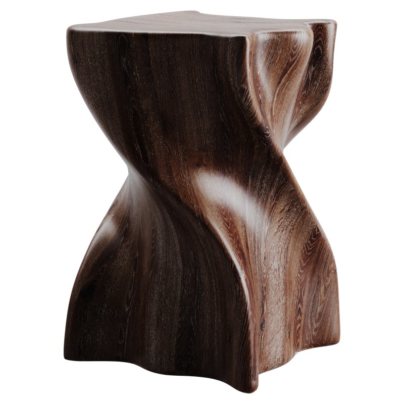 Wood Stool - Image 3