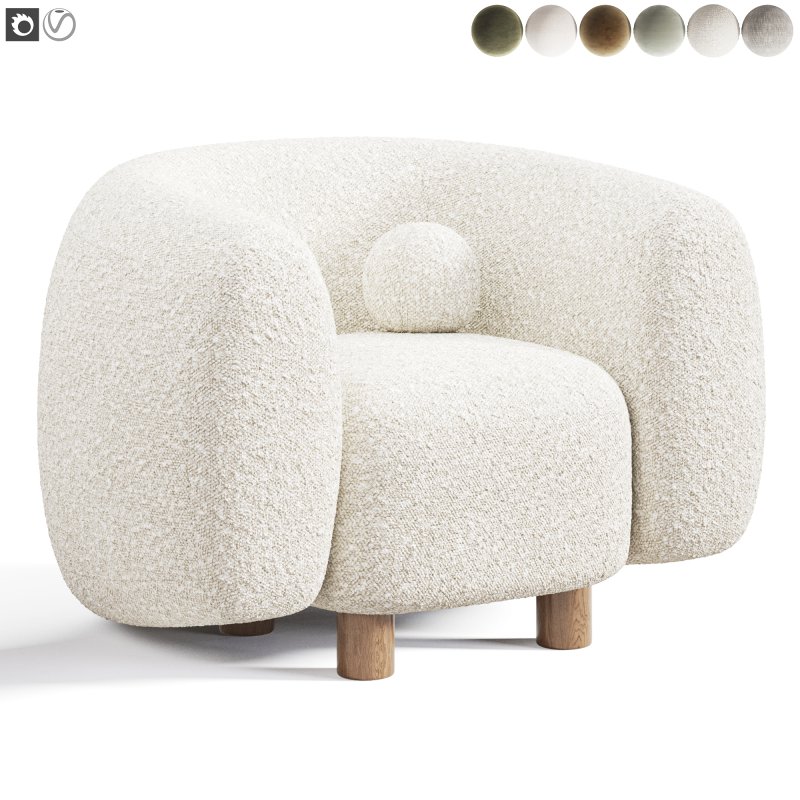Londy Armchair Cozy Ivory By Divan.ru - Image 4
