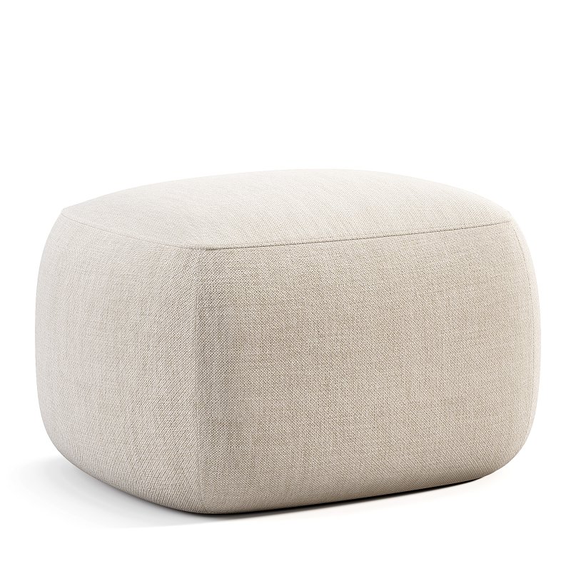 Asher Pouf By Roomandboard - Image 1
