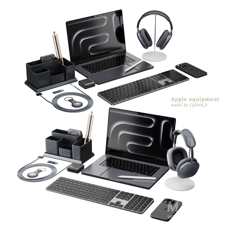 Set of Apple equipment 01 - Image 13