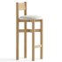 Teddy Bar Stool – Warm Oak - Thumbnail 1